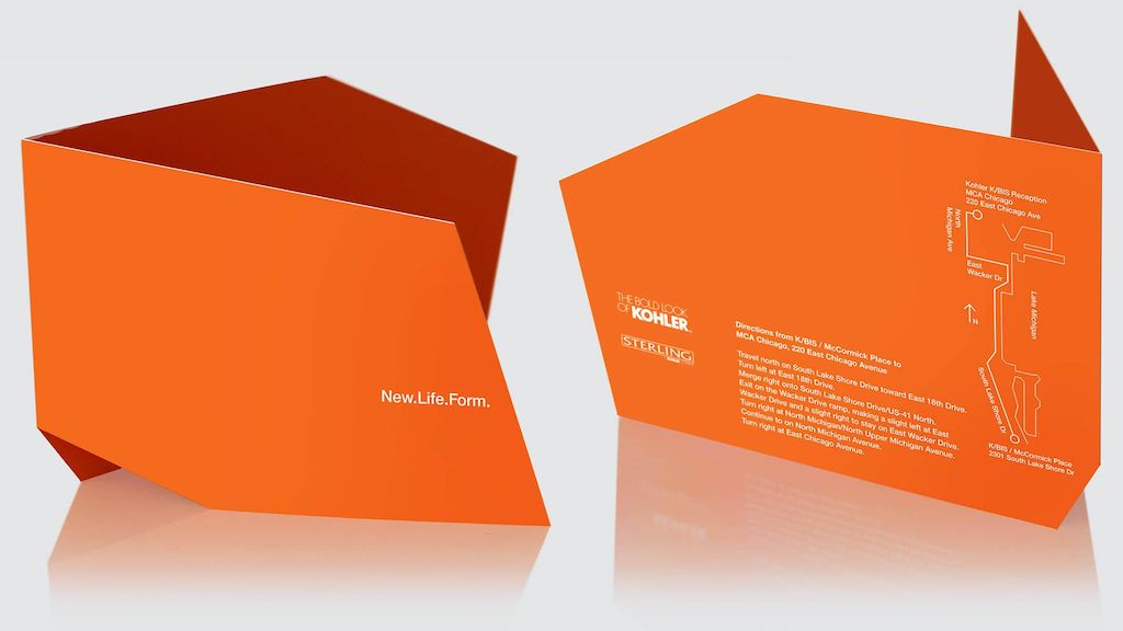 Metadesign Kohler Karbon Event Invitation Design