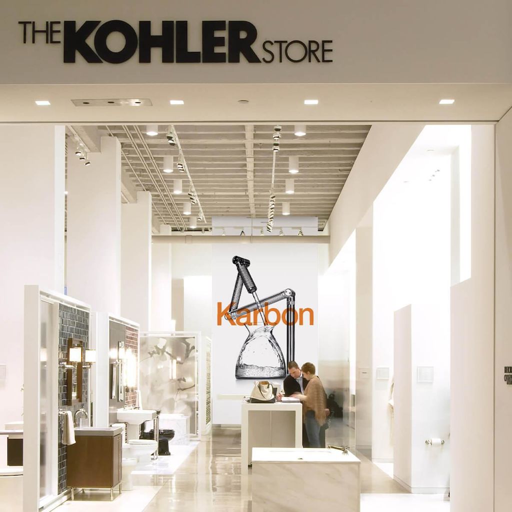 Metadesign Kohler Karbon Retail Brand Graphics
