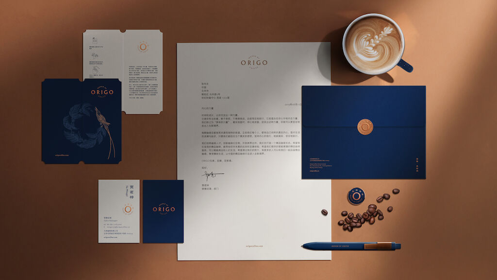Rebrand Origo After 6 Stationery