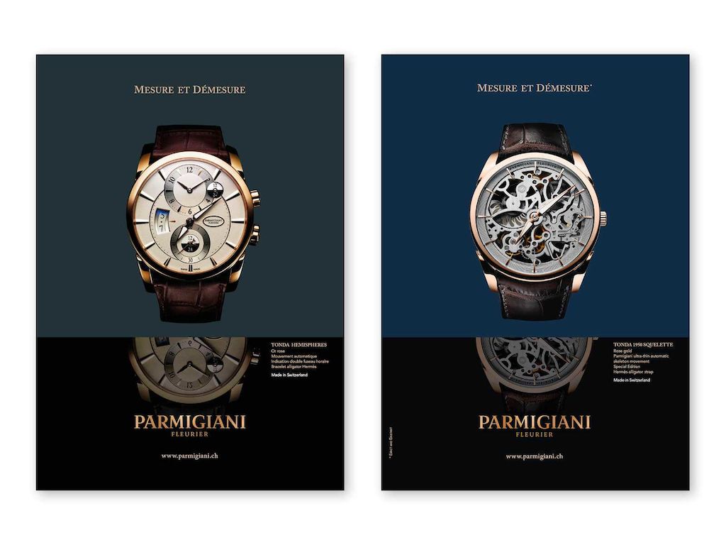 Metadesign Parmigiani Print Ad