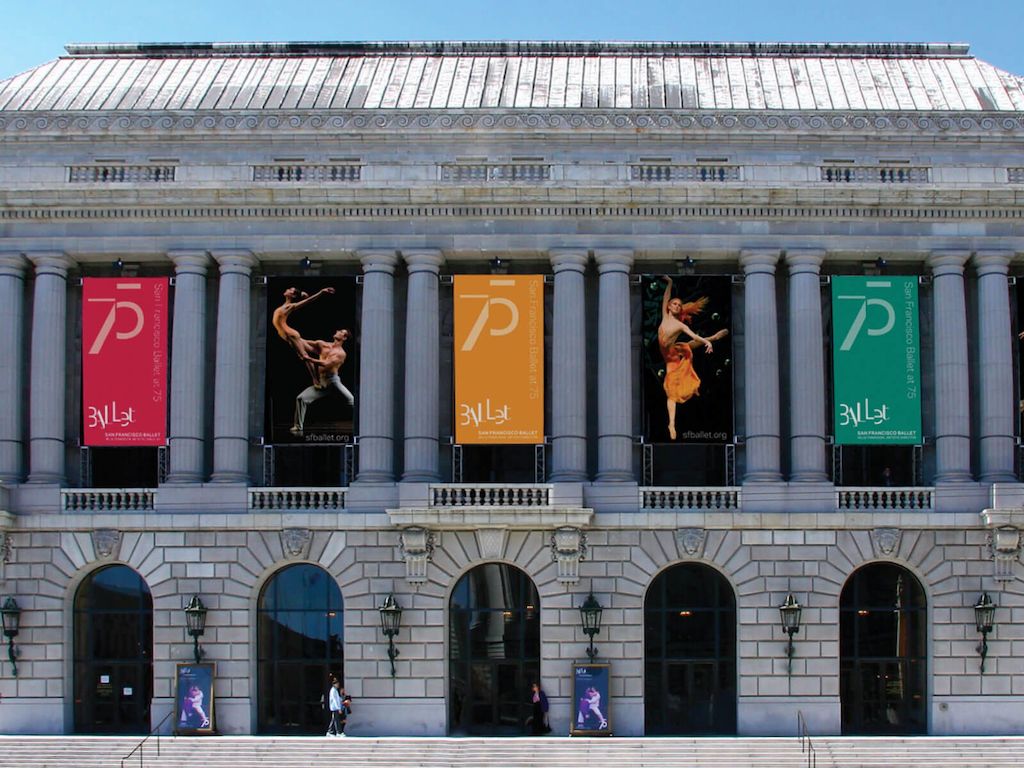 Metadesign San Francisco Ballet Opera House Banner Design