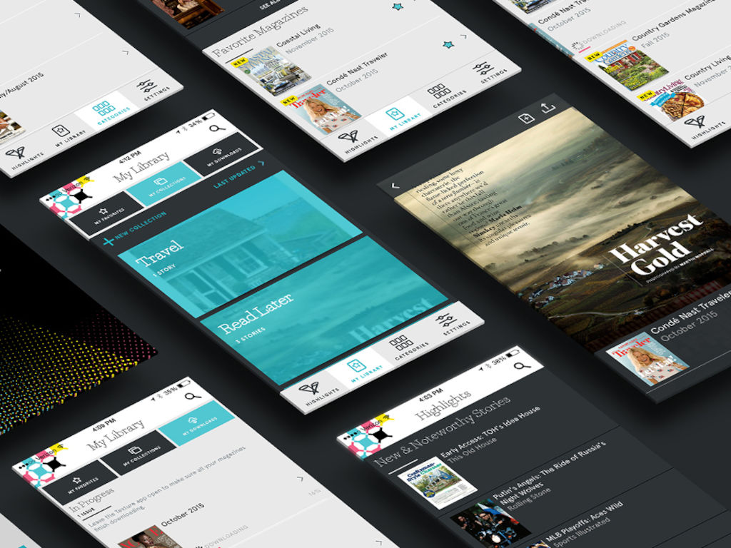 Metadesign Texture Application Screen Design