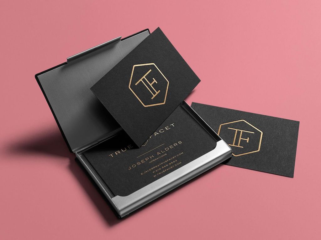 Metadesign Truefacet Business Card Design