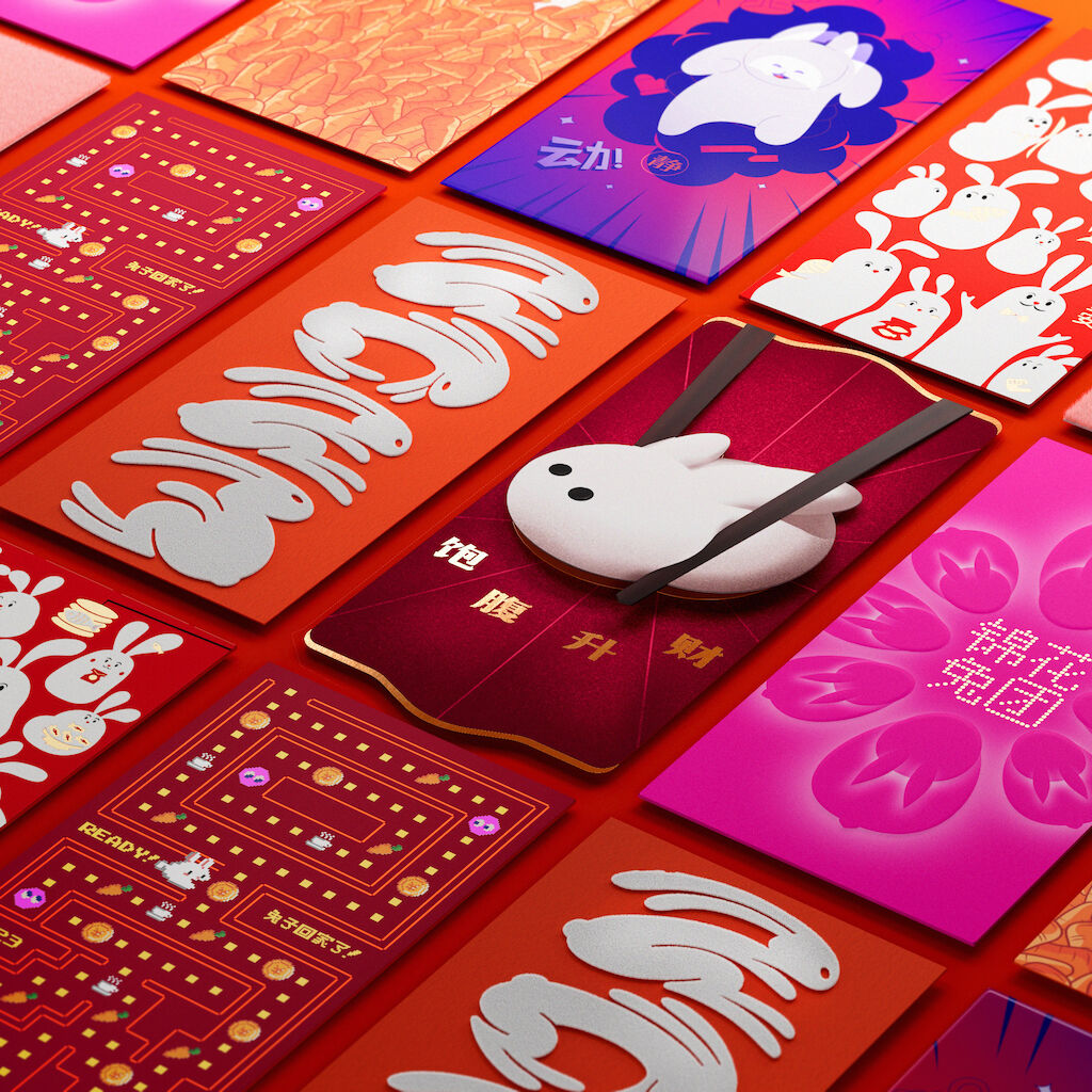 Year of Rabbit-family shot