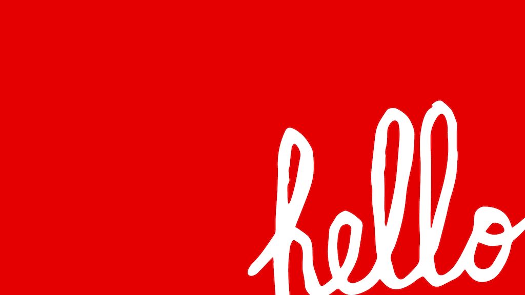 Hello header red 2